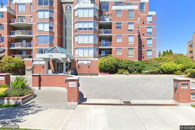 Street view of 203 – 636 Montreal St, Victoria