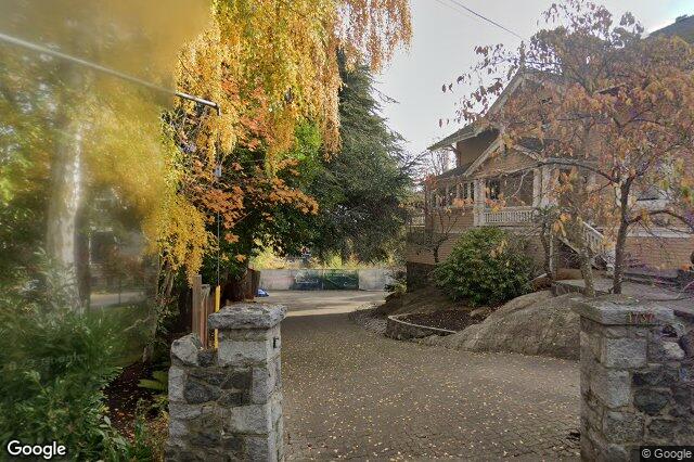 Street view of 1741 Rockland Ave, Victoria