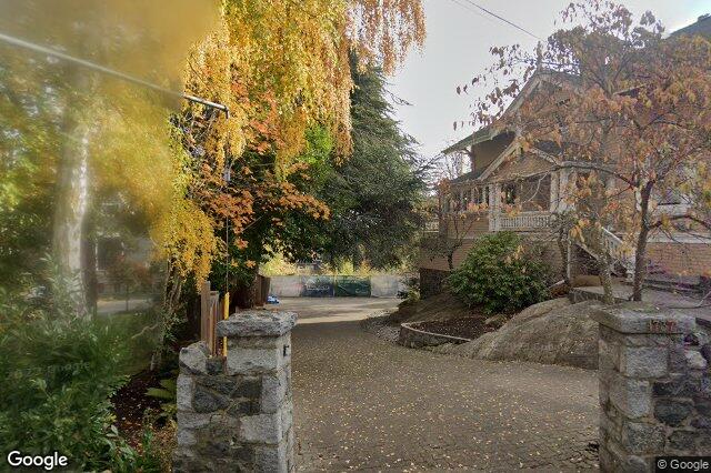Street view of 1739 Rockland Ave, Victoria