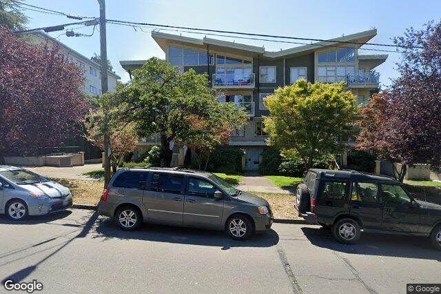 Street view of 208 – 1155 Yates St, Victoria