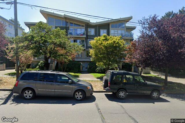 Street view of 206 – 1155 Yates St, Victoria