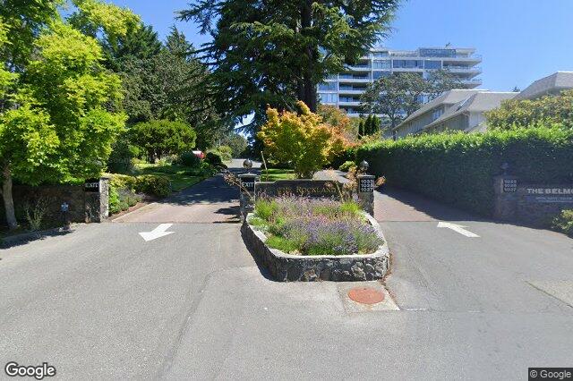 Street view of 405 – 1033 Belmont Ave, Victoria