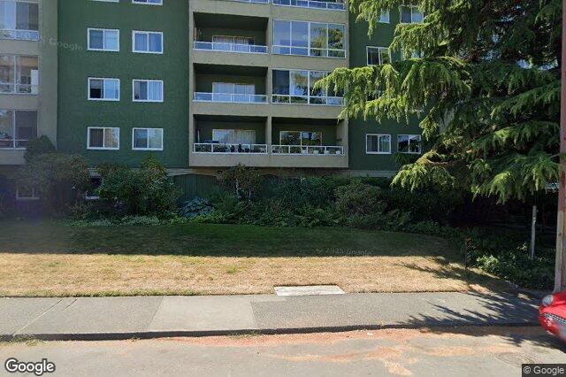 Street view of 308 – 1235 Johnson St, Victoria