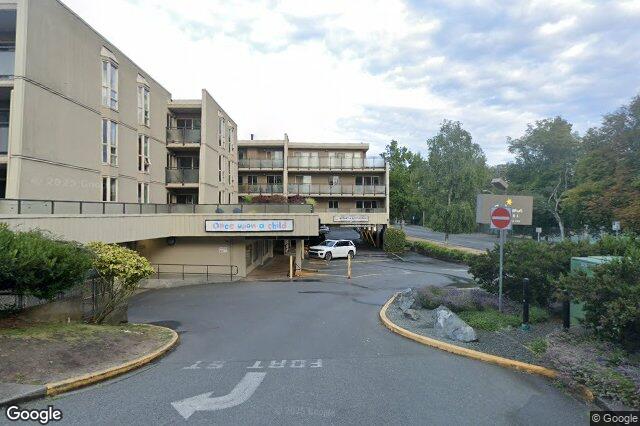 Street view of 107 – 1545 Pandora Ave, Victoria