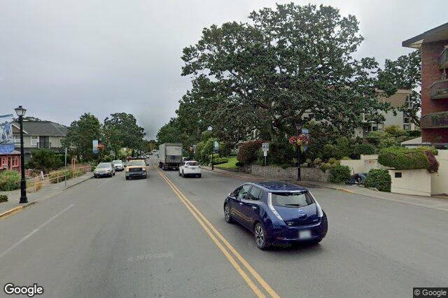 Street view of 206 – 2119 Oak Bay Ave, Oak Bay