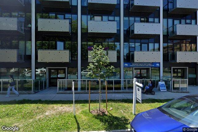 Street view of N405 – 1105 Pandora Ave, Victoria
