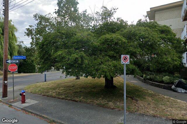 Street view of 302 – 1436 Harrison St, Victoria