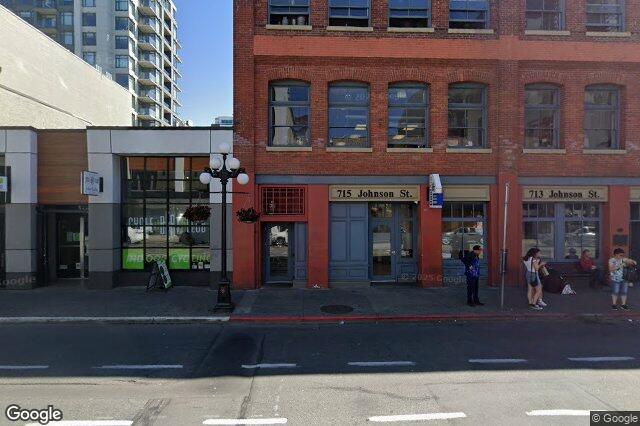 Street view of 705-711 Johnson St, Victoria