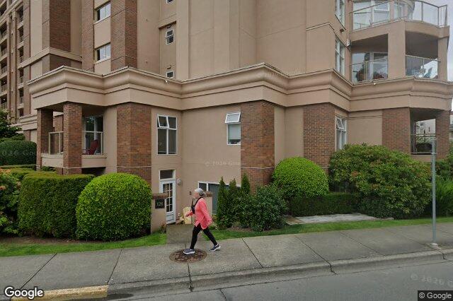 Street view of 803 – 75 Songhees Rd, Victoria