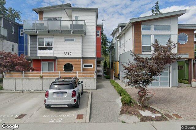 Street view of 104 – 3312 Radiant Way, Langford