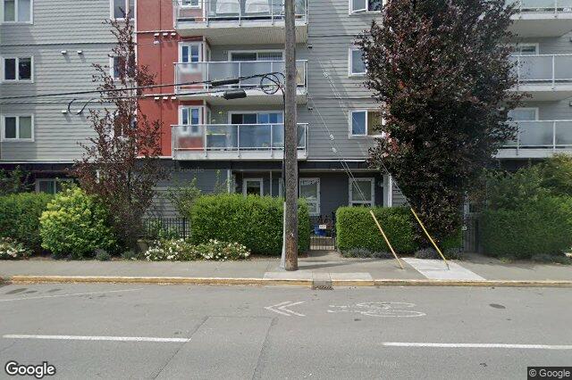 Street view of 410 – 1315 Esquimalt Rd, Esquimalt