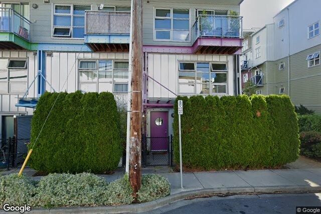 Street view of 406 – 90 Regatta Landing, Victoria