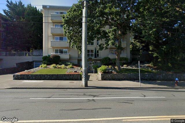 Street view of 301 – 1361 Hillside Ave, Victoria