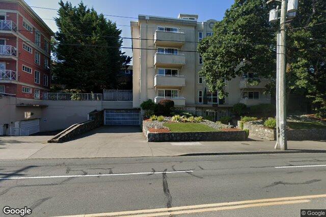 Street view of 204 – 1361 Hillside Ave, Victoria