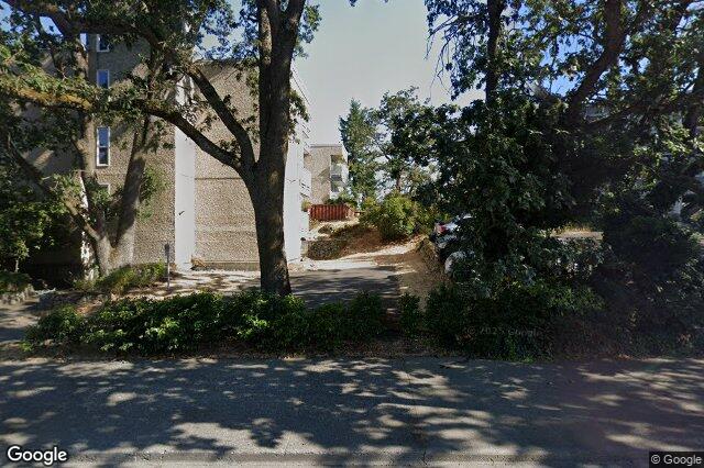 Street view of 305 – 1366 Hillside Ave, Victoria