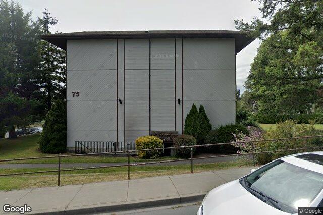 Street view of 102 – 75 Gorge Rd, Saanich