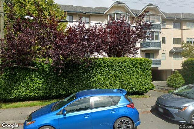 Street view of 308 – 2900 Orillia St, Saanich