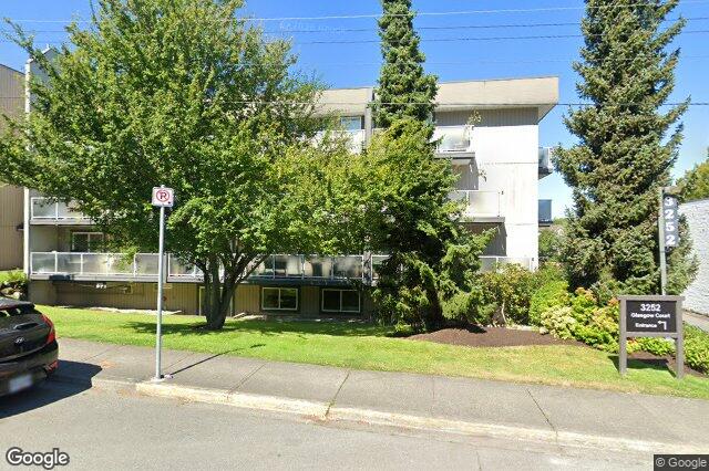Street view of 312 – 3252 Glasgow Ave, Saanich