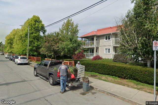 Street view of 205 – 3160 Albina St, Saanich