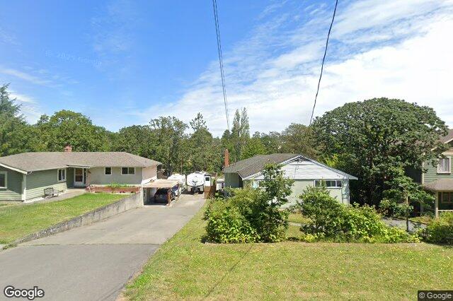 Street view of 756 Newbury St, Saanich