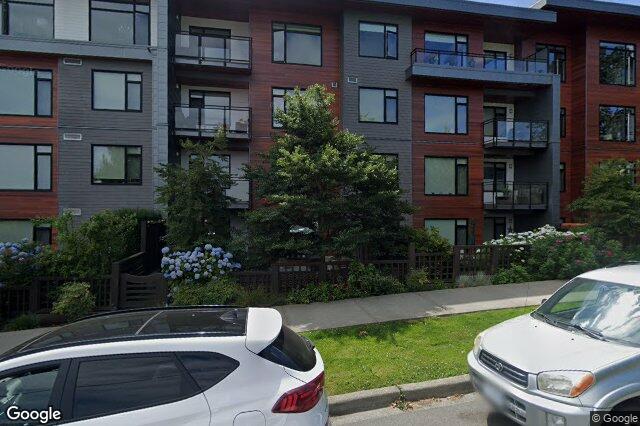 Street view of 110 – 3815 Rowland Ave, Saanich