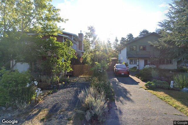 Street view of 3811 Epsom Dr, Saanich