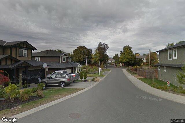 Street view of 4086 Copperridge Lane, Saanich