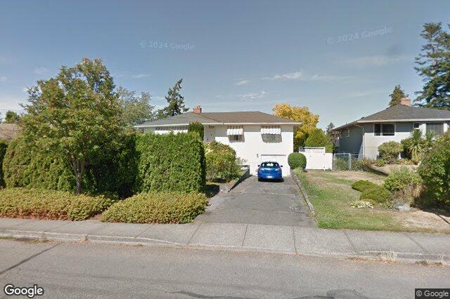 Street view of 2218 EDGELOW St, Saanich