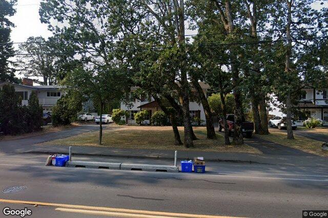 Street view of A & B – 1725 Feltham Rd, Saanich
