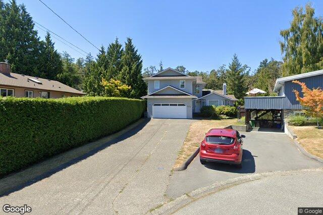 Street view of 4120 Ambassy Pl, Saanich