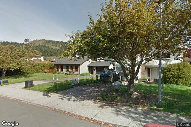 Street view of 1542 San Juan Ave, Saanich