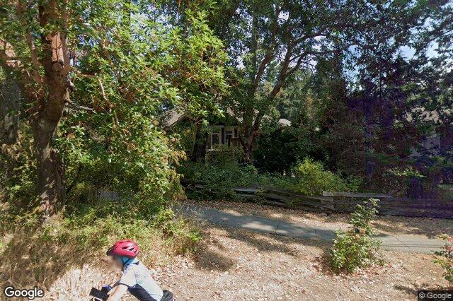 Street view of 1266 Oceanwood Lane, Saanich