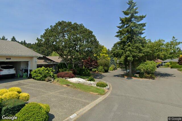 Street view of 1018 Scottswood Lane, Saanich