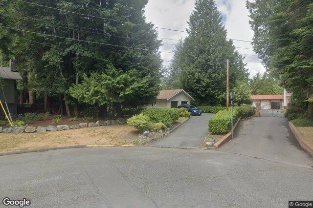 Street view of 5180 Rutli Meadows Pl, Saanich