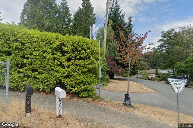 Street view of 5222 Beckton Rd, Saanich