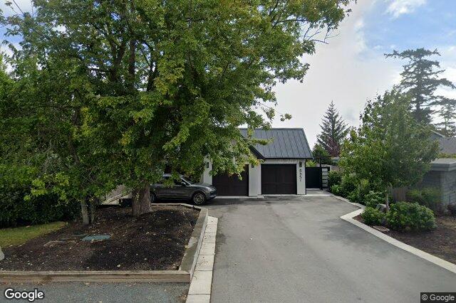 Street view of 5351 Parker Ave, Saanich
