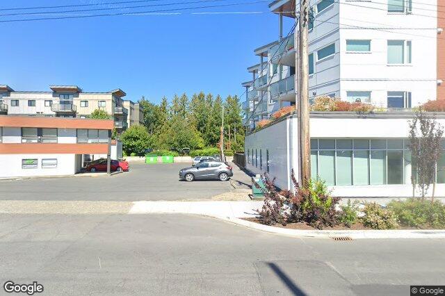 Street view of 404 – 7098 Wallace Dr, Central Saanich