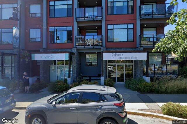Street view of 307 – 7162 West Saanich Rd, Central Saanich