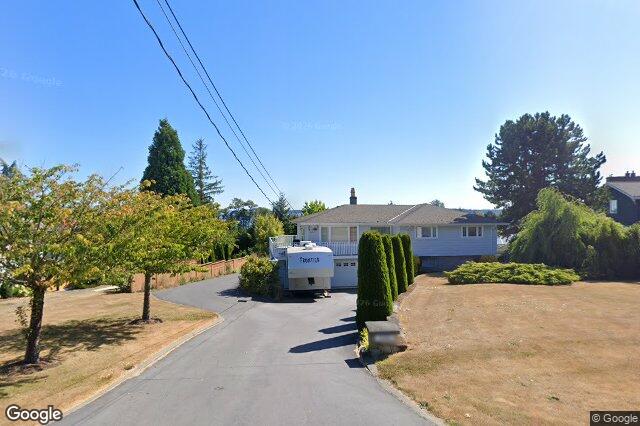 Street view of 8705 Ebor Terr, North Saanich
