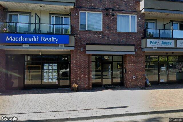 Street view of 308 – 2409 Bevan Ave, Sidney