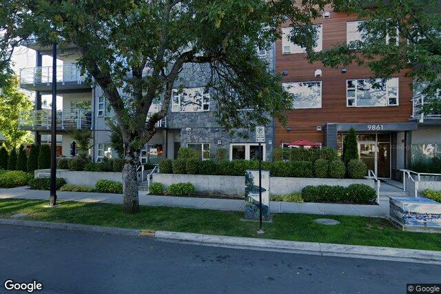 Street view of 206 – 9861 Third St, Sidney