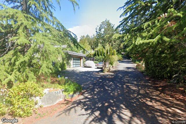 Street view of 596 Towner Rd, North Saanich