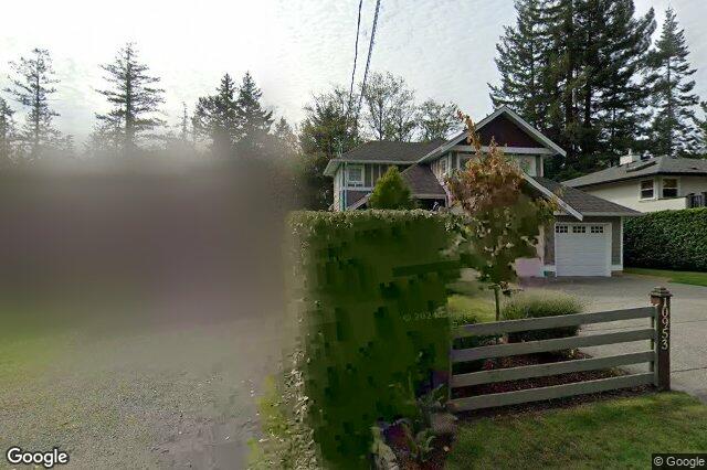Street view of 10953 Madrona Dr, North Saanich