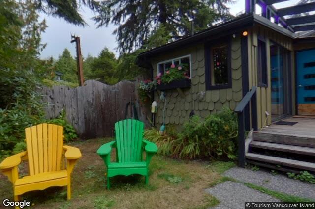Street view of 1342 Chesterman Beach Rd, Tofino