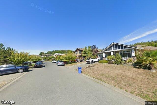 Street view of 6442 Birchview Way, Sooke
