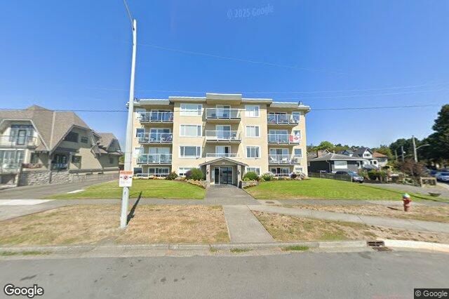 Street view of 202 – 1540 Dallas Rd, Victoria