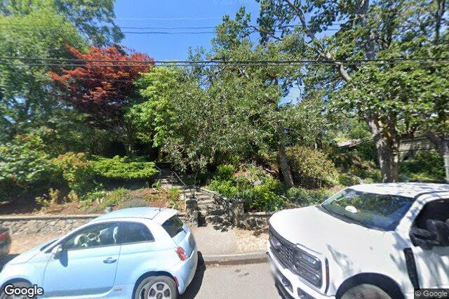 Street view of 102 – 1392 Rockland Ave, Victoria
