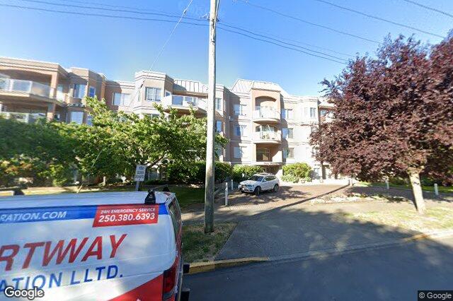 Street view of 306 – 405 Quebec St, Victoria
