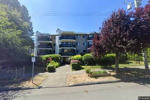 Street view of 204 – 1011 Burdett Ave, Victoria
