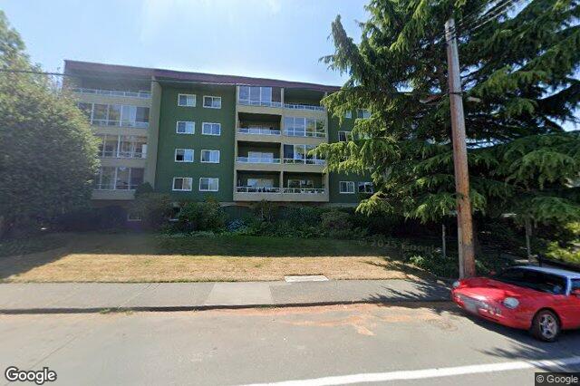Street view of 308 – 1235 Johnson St, Victoria